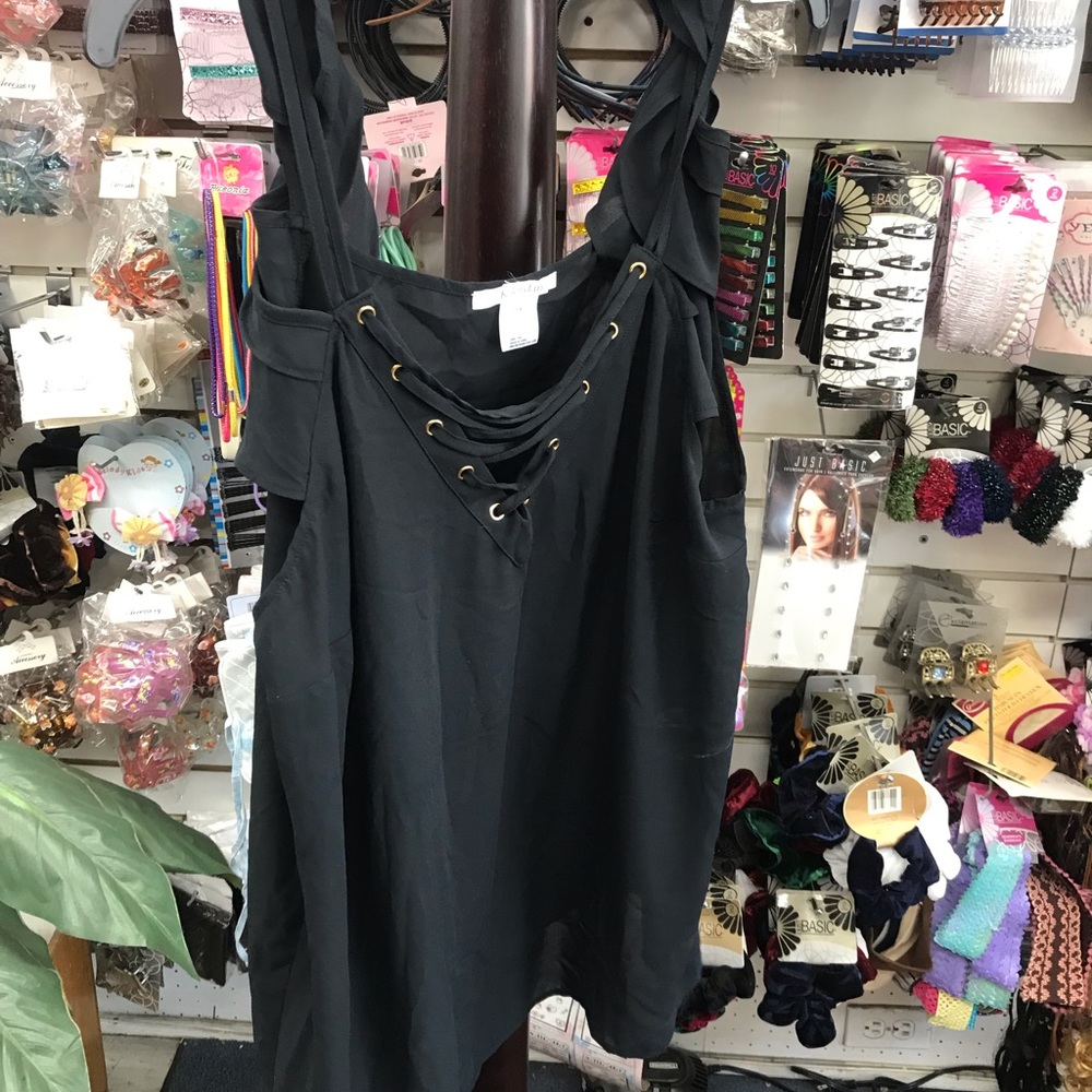 NWT K Jordan Size 1x Black Tank Top